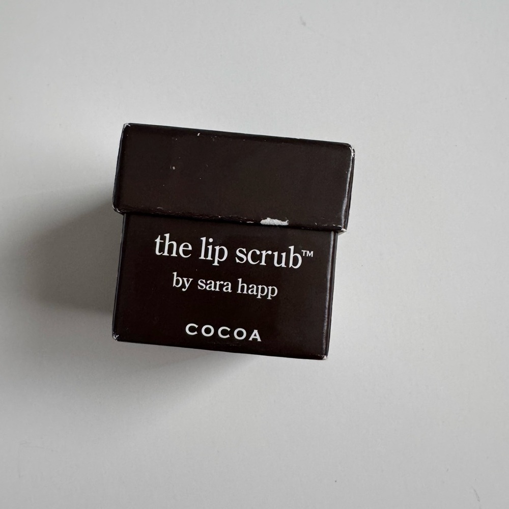 Sarah Happ Lip Scrub Cocoa – NEW in Box